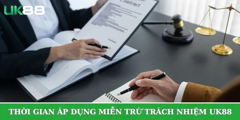 Thời gian áp dụng nội dung miễn trừ là khi nào